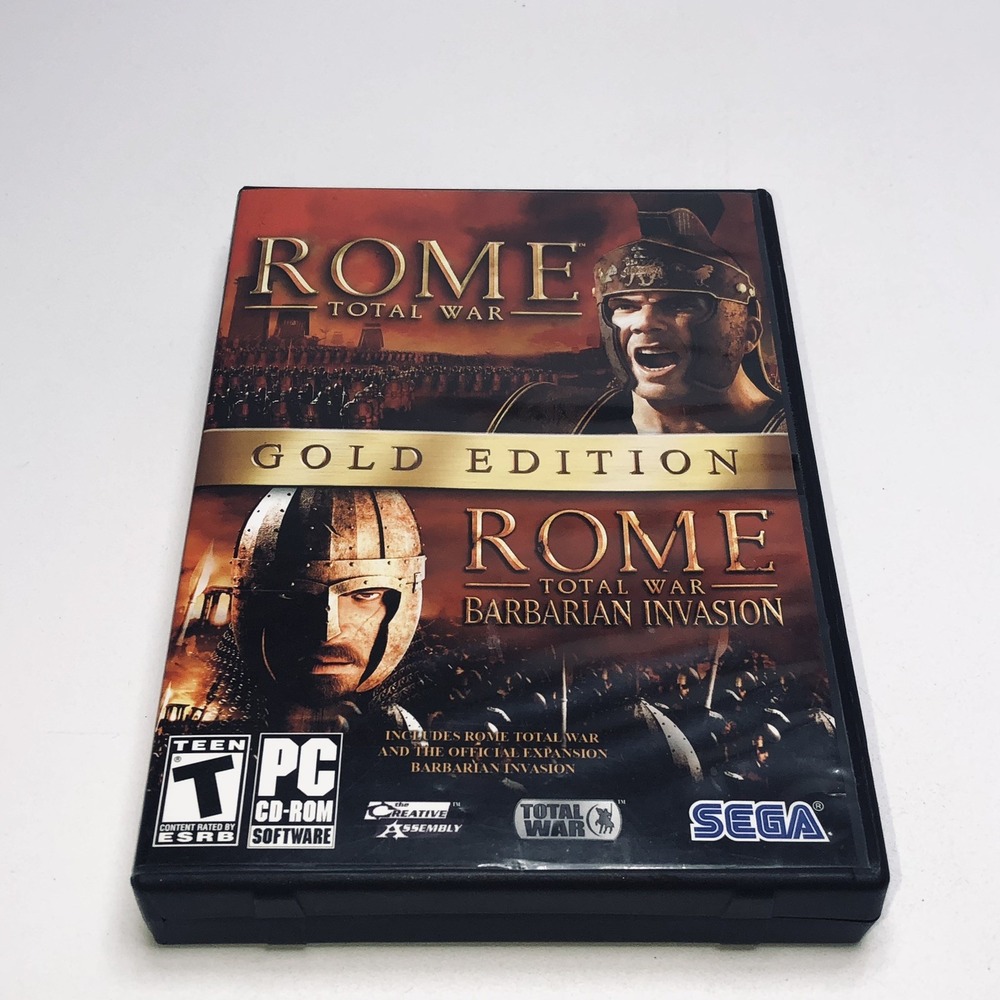 Rome: Total War Gold‎ Edition - PC - DVD ROM - VERY GOOD ( Complete Booklets